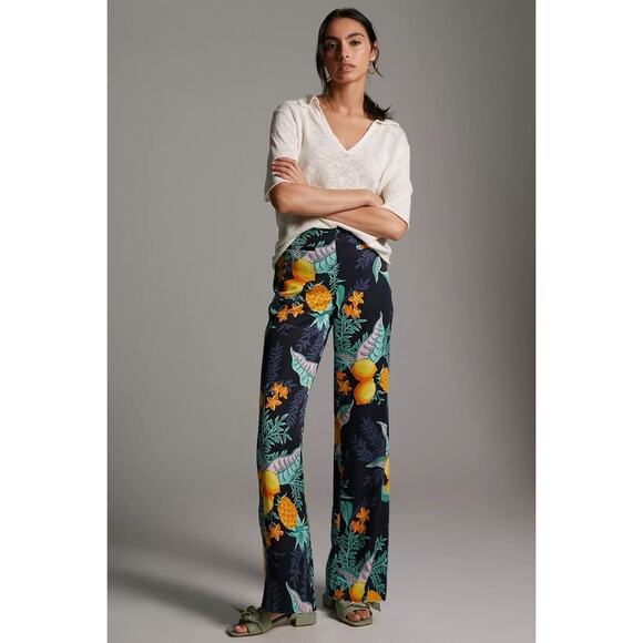 Maeve by Anthropologie Pants - New Anthropologie x Maeve Escape Printed Pants Size 10